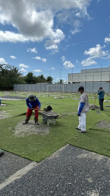 Revitalização do Campo do Jabour reforma da Praça Três de Maio